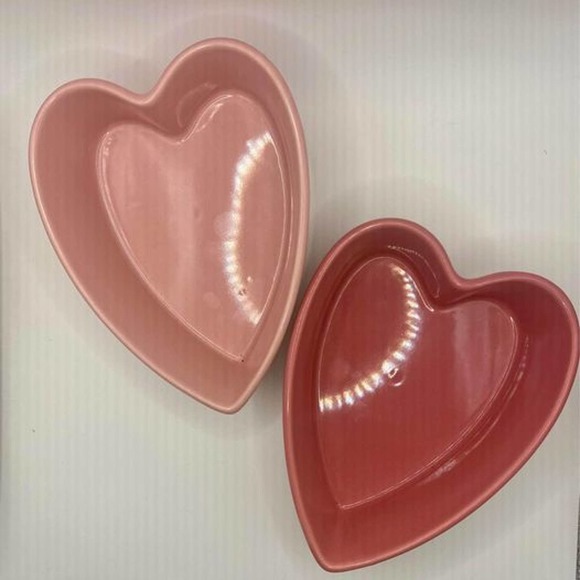 Chantal Heart Dessert Tart Casserole Bakeware Dish Set - Picture 2 of 3